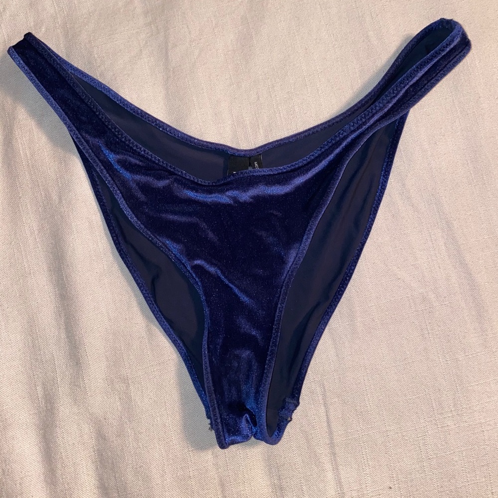 Triangl velvet bathing suit bottoms